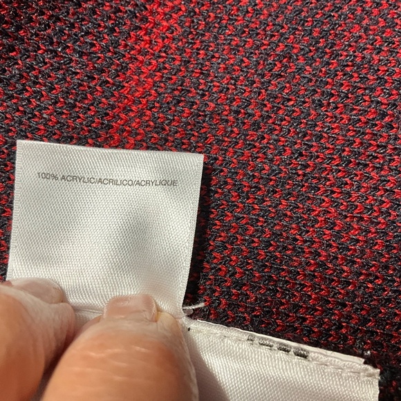 ANNE KLEIN Long Line Open Front Coatigan Cardigan Sweater Blazer Button Detail - Picture 8 of 10